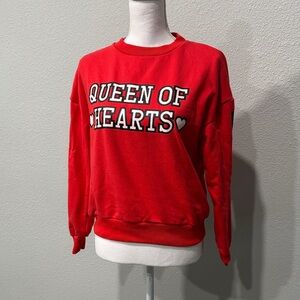 Beach Riot Red Queen of Hearts Sweater